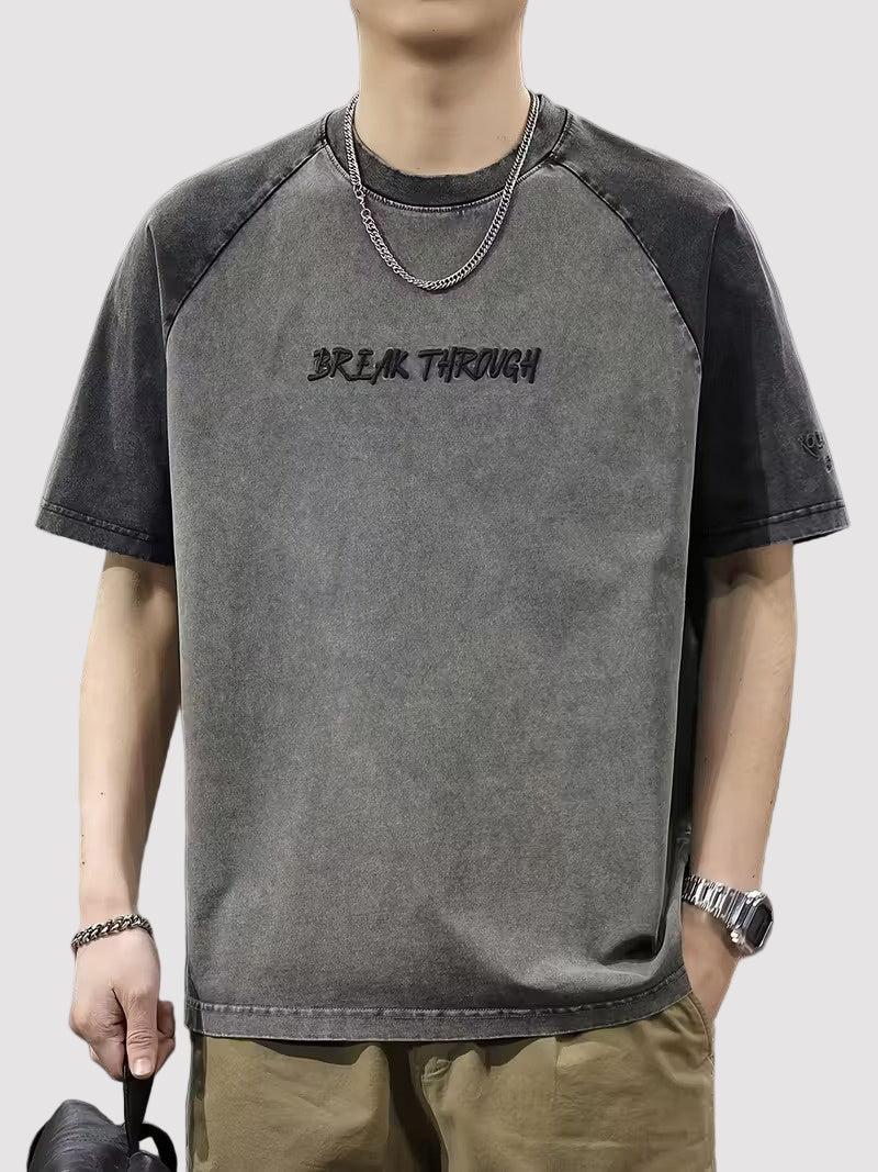 Camiseta de Manga Corta Raglán para Hombre