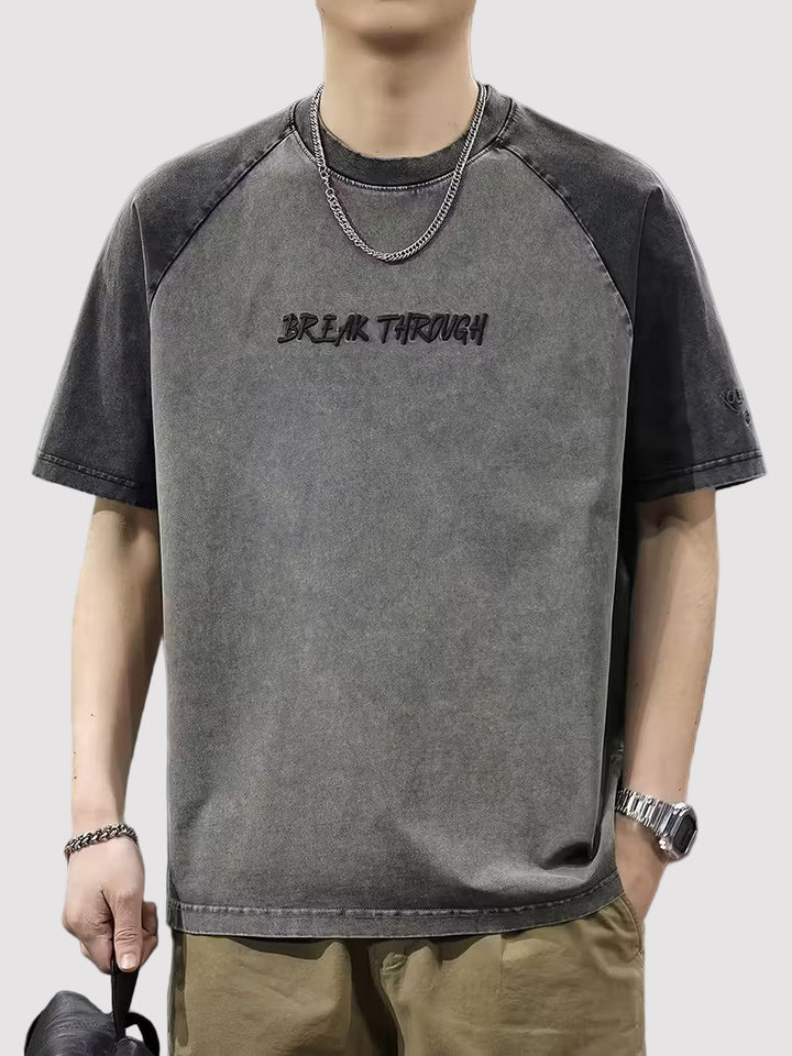 Camiseta de Manga Corta Raglán para Hombre