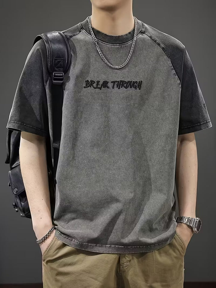 Camiseta de Manga Corta Raglán para Hombre