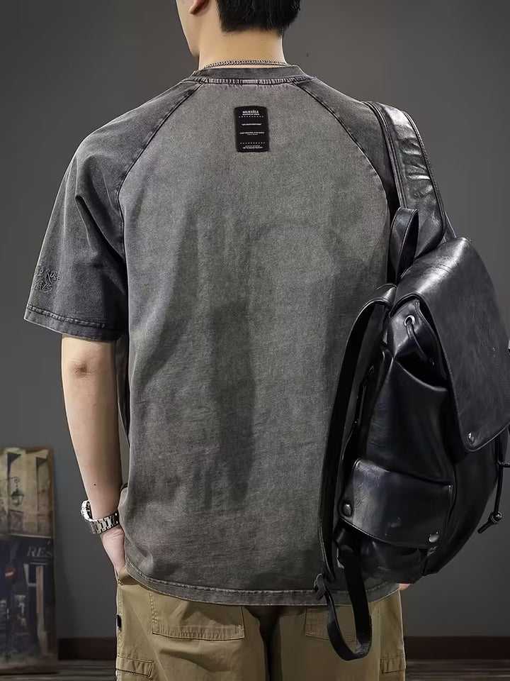 Camiseta de Manga Corta Raglán para Hombre